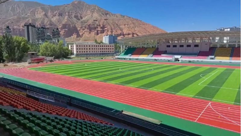 青海循化體育場(chǎng) - 塑膠跑道